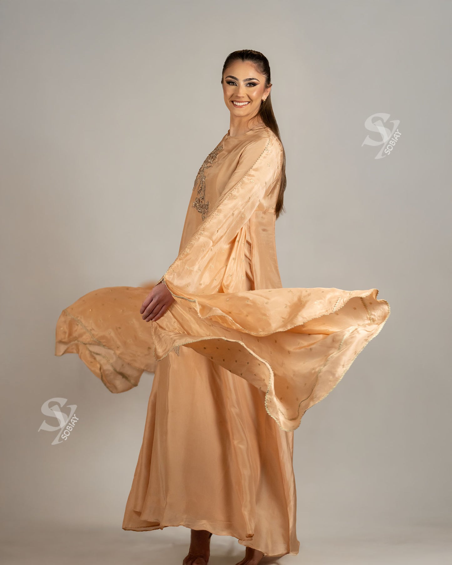 Full Embellishment Luxury Khaliji Abaya SY2