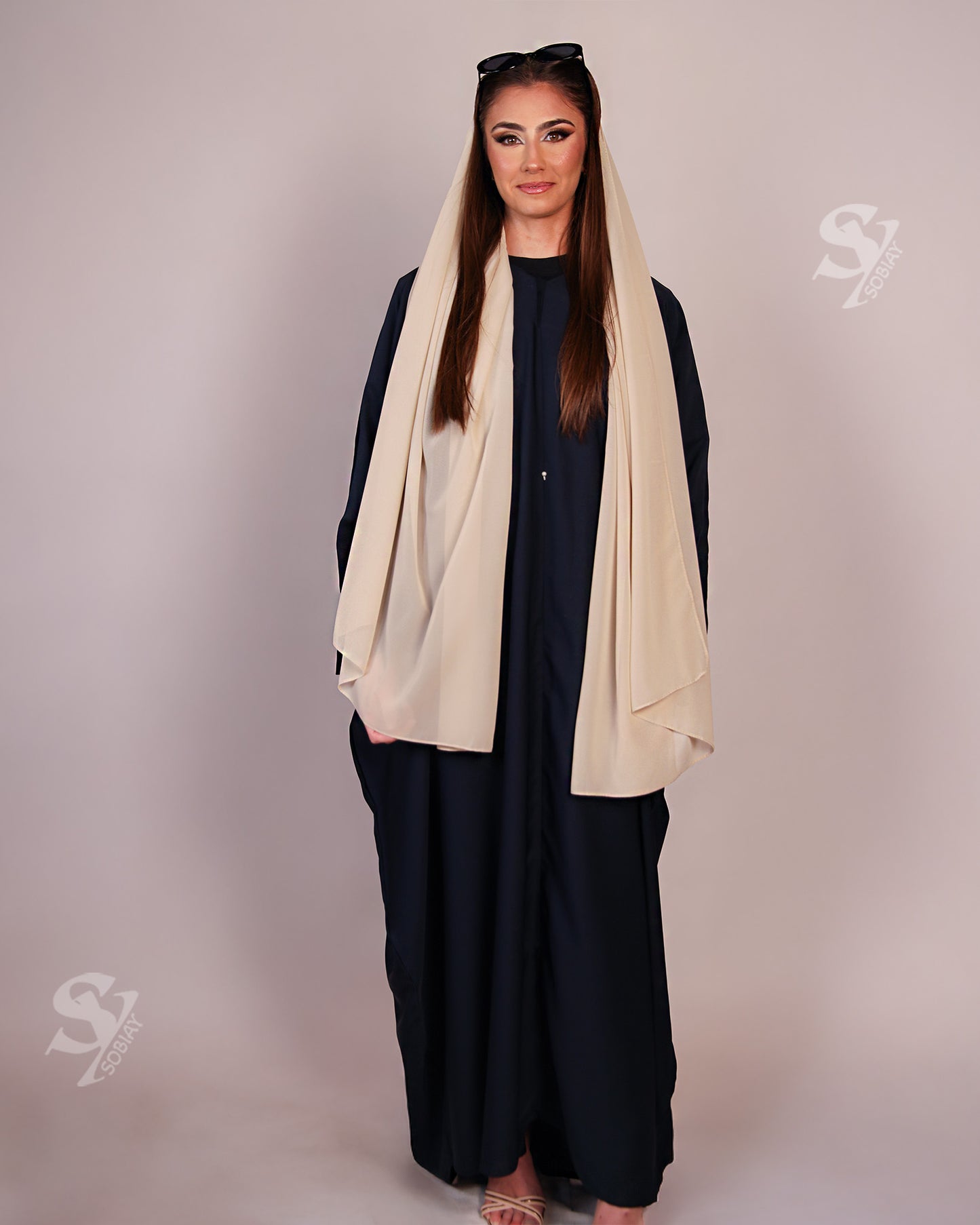 Blue Kaftan Kaliji – Elegant & Modest for Ramadhan SY12