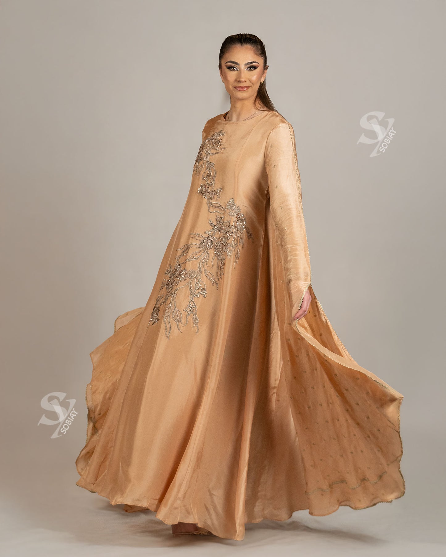 Full Embellishment Luxury Khaliji Abaya SY2
