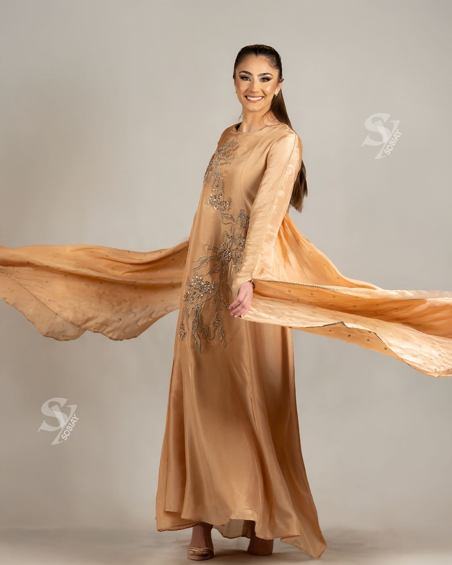 Full Embellishment Luxury Khaliji Abaya SY2