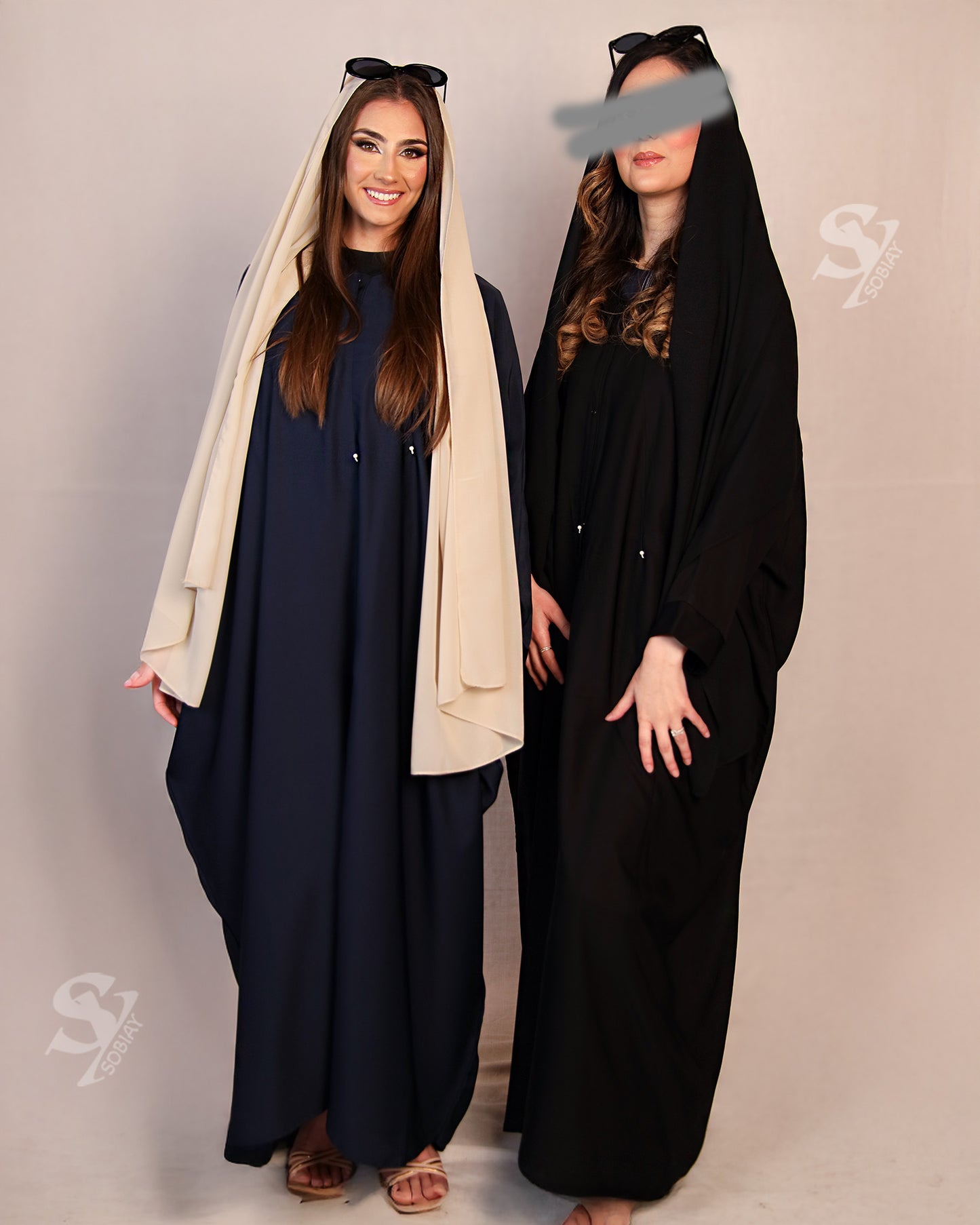 Blue Kaftan Kaliji – Elegant & Modest for Ramadhan SY12