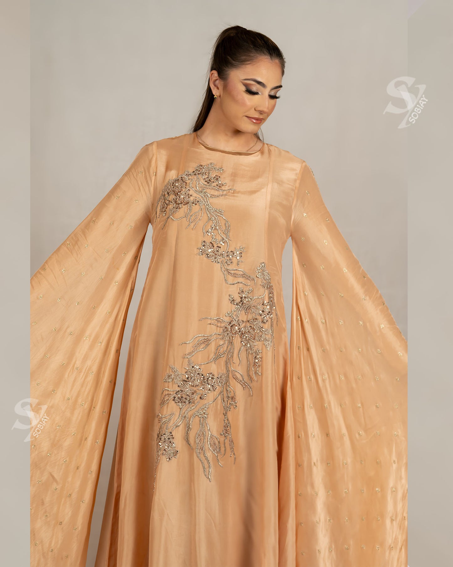 Full Embellishment Luxury Khaliji Abaya SY2
