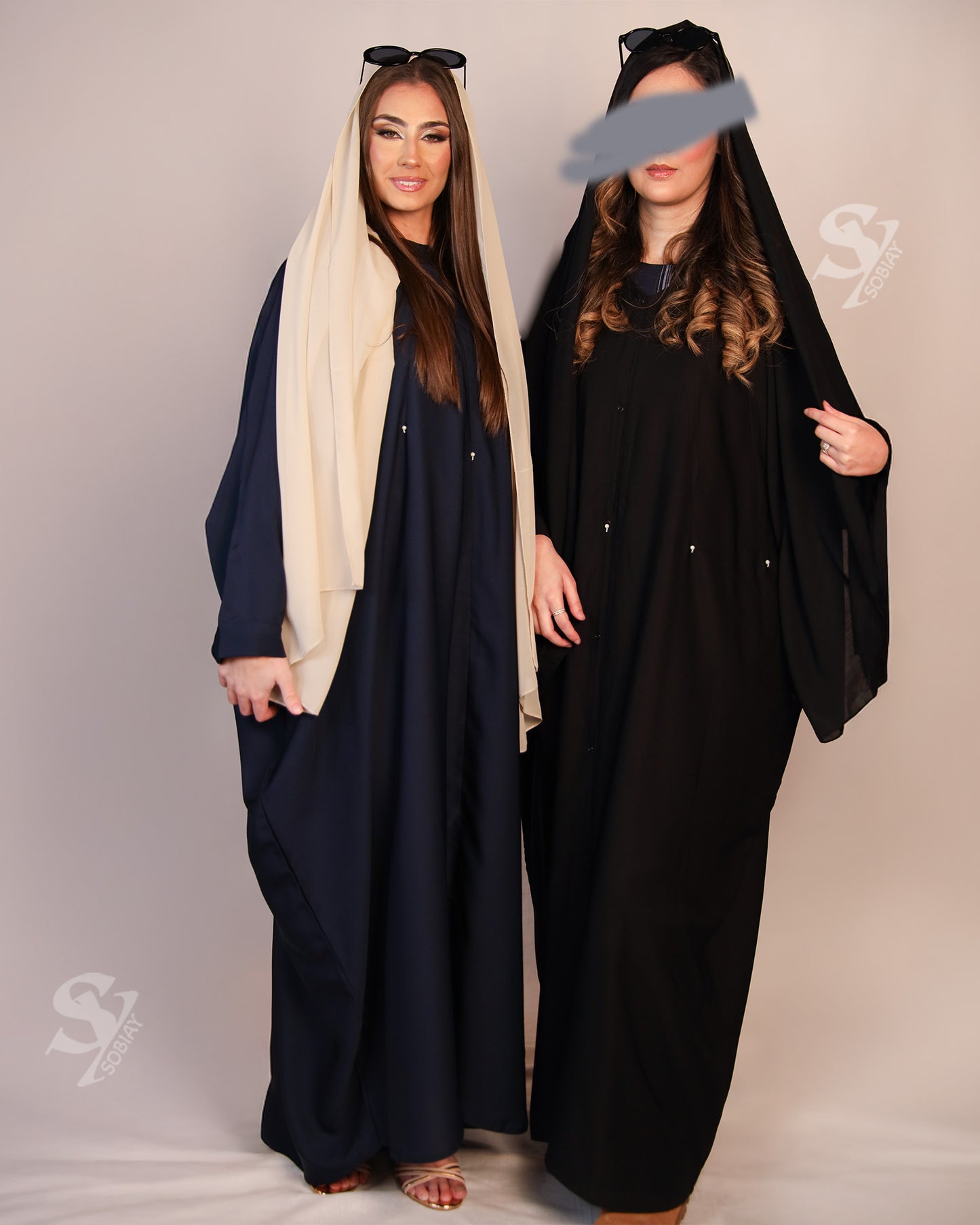 Blue Kaftan Kaliji – Elegant & Modest for Ramadhan SY12