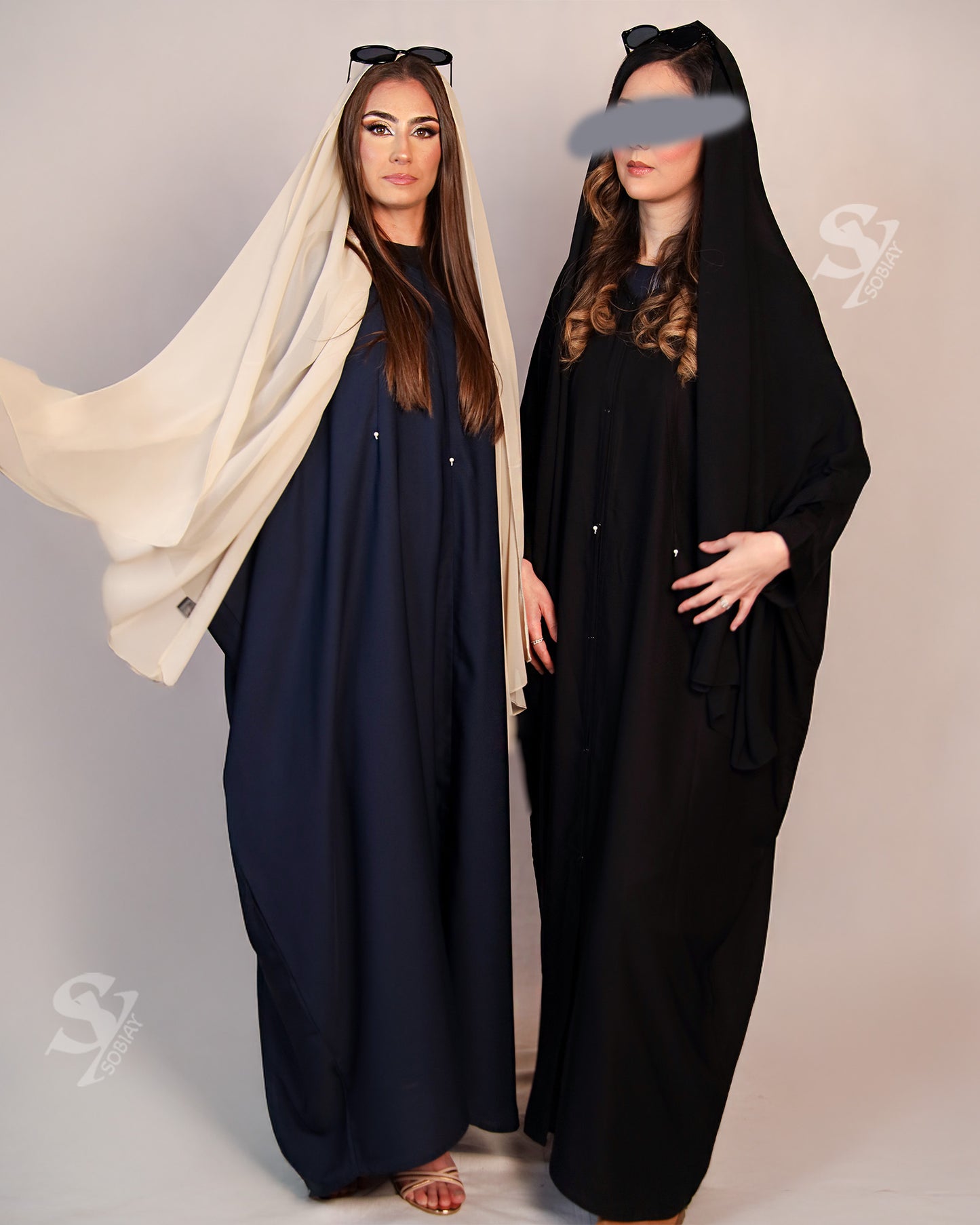 Blue Kaftan Kaliji – Elegant & Modest for Ramadhan SY12