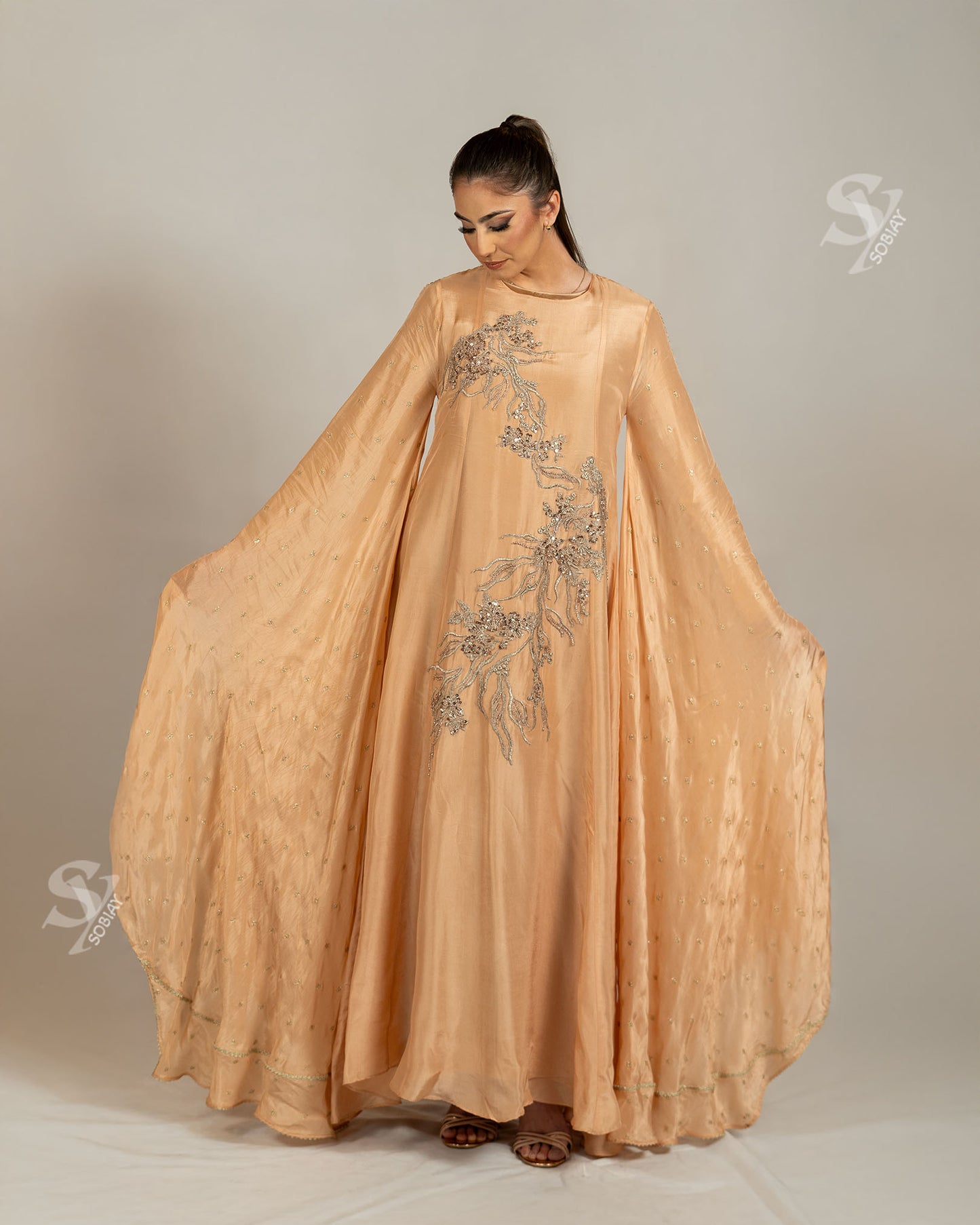 Full Embellishment Luxury Khaliji Abaya SY2
