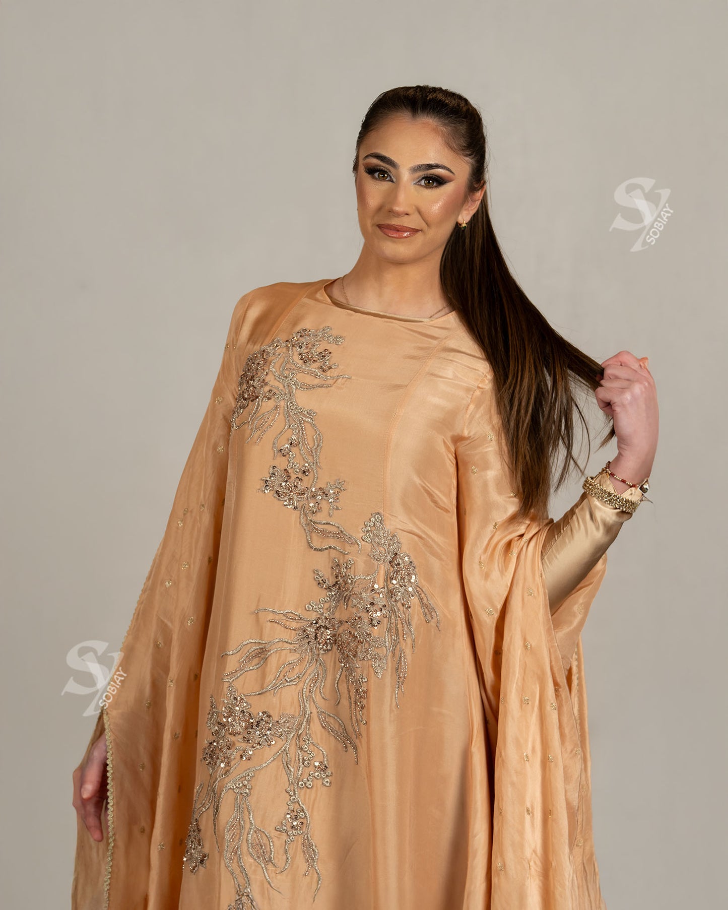 Full Embellishment Luxury Khaliji Abaya SY2